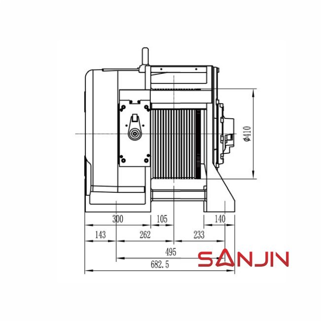 Elevator Traction Machine MDD410