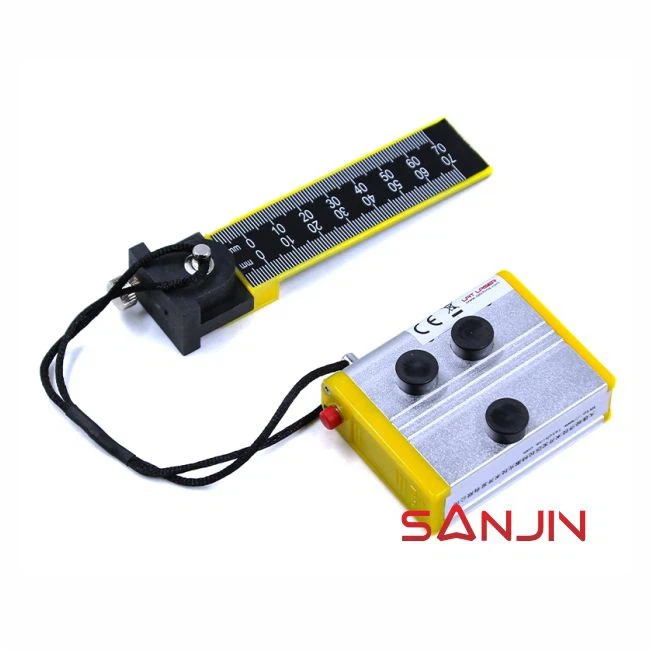 Elevator Laser guide rail alignment